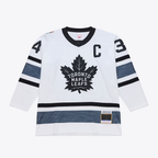 Johmsee TM.Leafs Auston Matthews Mitchell & Ness White 2019 All-Star Game Power Play Jerseys