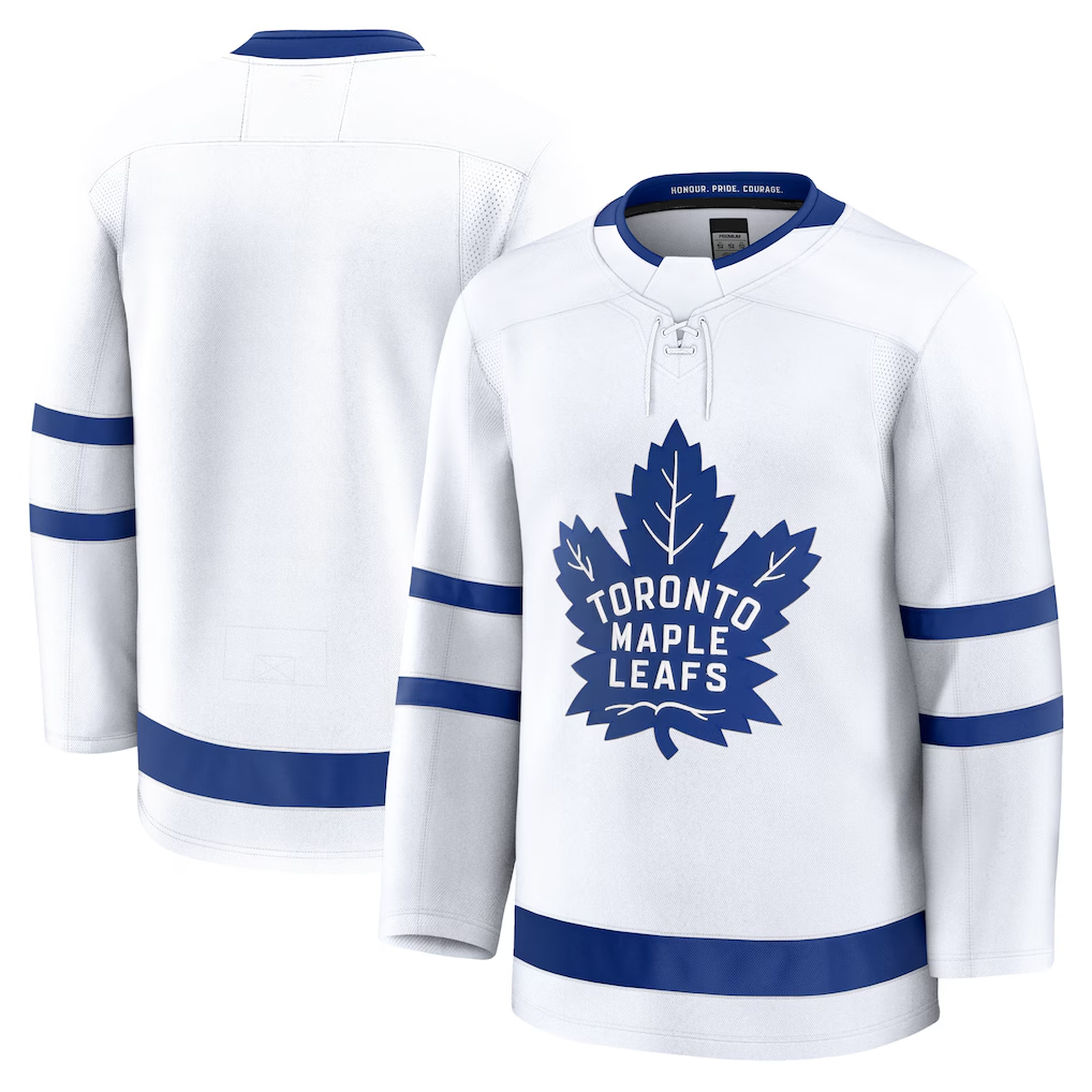 Johmsee TM.Leafs White Away Premium Jerseys