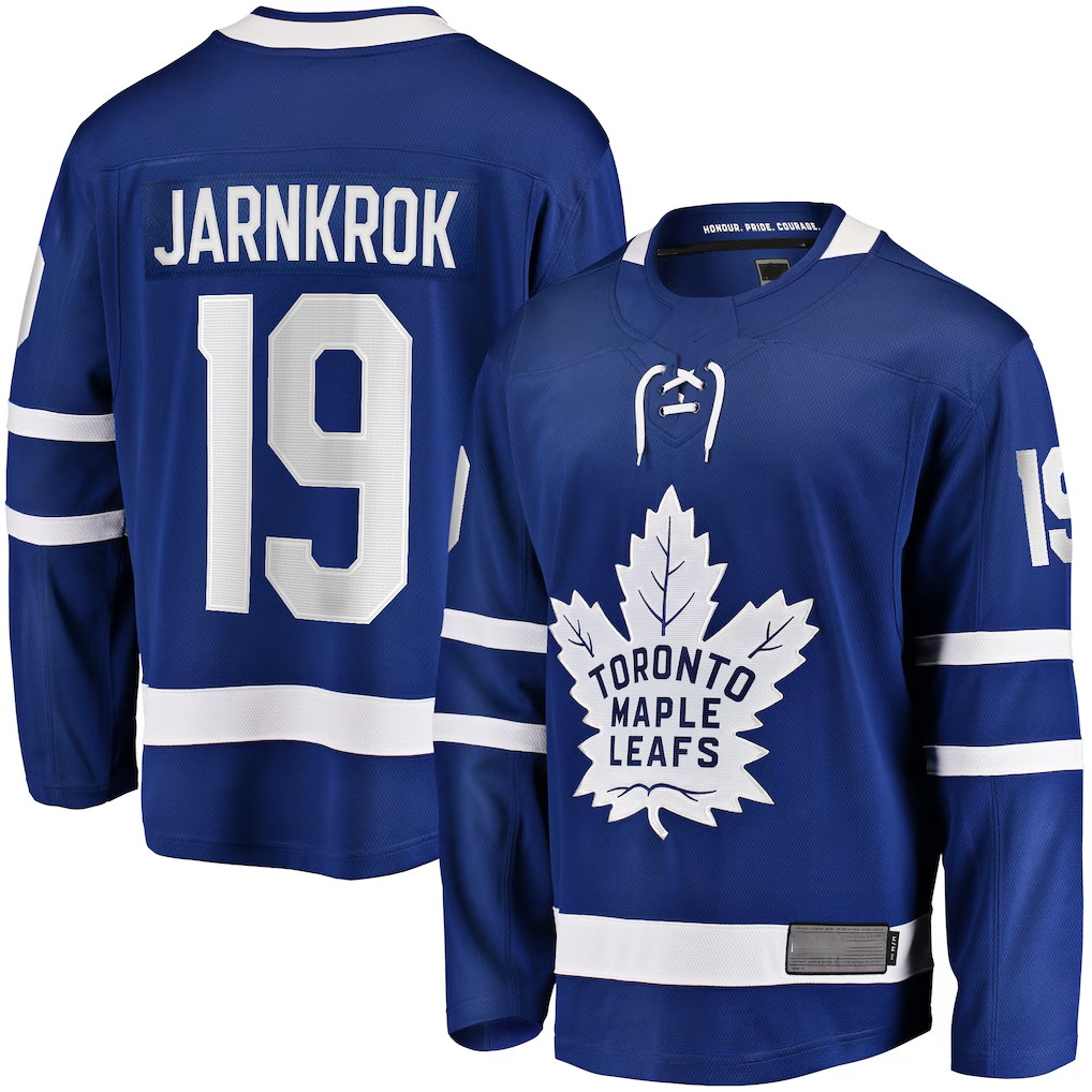 Johmsee TM.Leafs #19 Calle Jarnkrok Blue Home Breakaway Player Jerseys