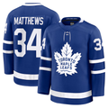 Johmsee TM.Leafs #34 Auston Matthews Blue Home Premium Jerseys