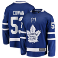 Johmsee TM.Leafs #53 Easton Cowan Blue Home Breakaway Jerseys