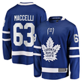 Johmsee TM.Leafs #63 Matias Maccelli Blue Home Breakaway Jerseys