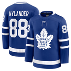 Johmsee TM.Leafs #88 William Nylander Blue Home Premium Jerseys
