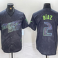 Tampa Bay Rays #2 Yandy Diaz Charcoal 2024 City Connect Limited Stitched Baseball Jerseys