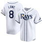 Tampa Bay Rays #8 Brandon Lowe White Home Limited Stitched Baseball Jersey
