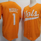 T.Volunteers #1 Christian Moore Orange Stitched American College Jerseys
