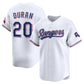 Texas Rangers #20 Ezequiel Durán Home Limited Player Jersey - White Stitched Baseball Jersey