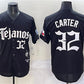 Texas Rangers #32 Evan Carter Black Mexico 2025 Vapor Premier Limited Stitched Baseball Jersey
