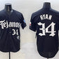 Texas Rangers #34 Nolan Ryan Black Mexico 2025 Vapor Premier Limited Stitched Baseball Jersey