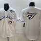 Toronto Blue Jays Team Big Logo White 2025 World Series Home Cool Base Stitched Baseball Jersey