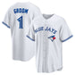 Toronto Blue Jays #1 Groom Home Replica Jersey - White Stitched Baseball Jersey