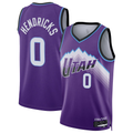 Johmsee U.Jazz #0 Taylor Hendricks Purple Swingman Jerseys - Icon Edition