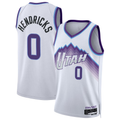 Johmsee U.Jazz #0 Taylor Hendricks White Swingman Jerseys - Association Edition