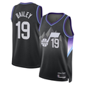Johmsee U.Jazz #19 Ace Bailey Black Swingman Player Jerseys - Statement Edition