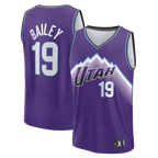 Johmsee U.Jazz #19 Ace Bailey Fanatics Purple Fast Break Replica Jerseys - Icon Edition