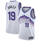Johmsee U.Jazz #19 Ace Bailey White Swingman Jerseys- Association Edition