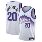 Johmsee U.Jazz #20 Jaren Jackson Jr. White Swingman Jerseys - Association Edition