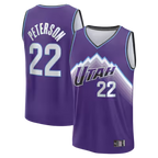 Johmsee U.Jazz #22 Darryn Peterson Fanatics Purple 2026 Draft First Round Pick Fast Break Jerseys - Icon Edition
