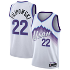 Johmsee U.Jazz #22 Kyle Filipowski White Swingman Jerseys - Association Edition