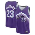 Johmsee U.Jazz #23 Lauri Markkanen Fanatics Purple Fast Break Replica Jerseys - Icon Edition