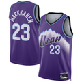 Johmsee U.Jazz #23 Lauri Markkanen Purple Swingman Jerseys - Icon Edition