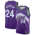 Johmsee U.Jazz #24 Walker Kessler Purple Swingman Jerseys- Icon Edition