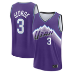 Johmsee U.Jazz #3 Keyonte George Fanatics Purple Fast Break Replica Jerseys - Icon Edition
