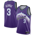 Johmsee U.Jazz #3 Keyonte George Purple Swingman Jerseys - Icon Edition