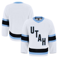 Johmsee U.Mammoth White Away Authentic Pro Jerseys