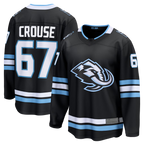Johmsee U.Mammoth #67 Lawson Crouse Black Home Breakaway Player Jerseys