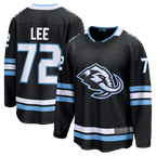 Johmsee U.Mammoth #72 Anders Lee Black Home Breakaway Jerseys