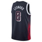 USA Basketball #8 Kawhi Leonard Unisex 2024 Swingman Player Jersey - Navy American Basketball Jersey