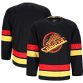 Johmsee V.Canucks Black Alternate Authentic Pro Jerseys