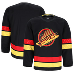 Johmsee V.Canucks Black Alternate Authentic Pro Jerseys