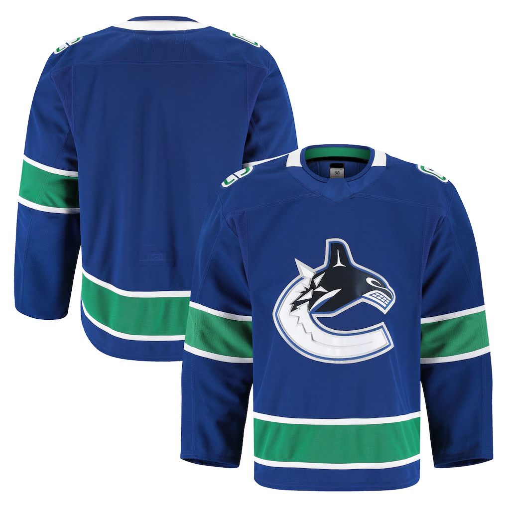 Johmsee V.Canucks Blue Home Authentic Pro Jerseys