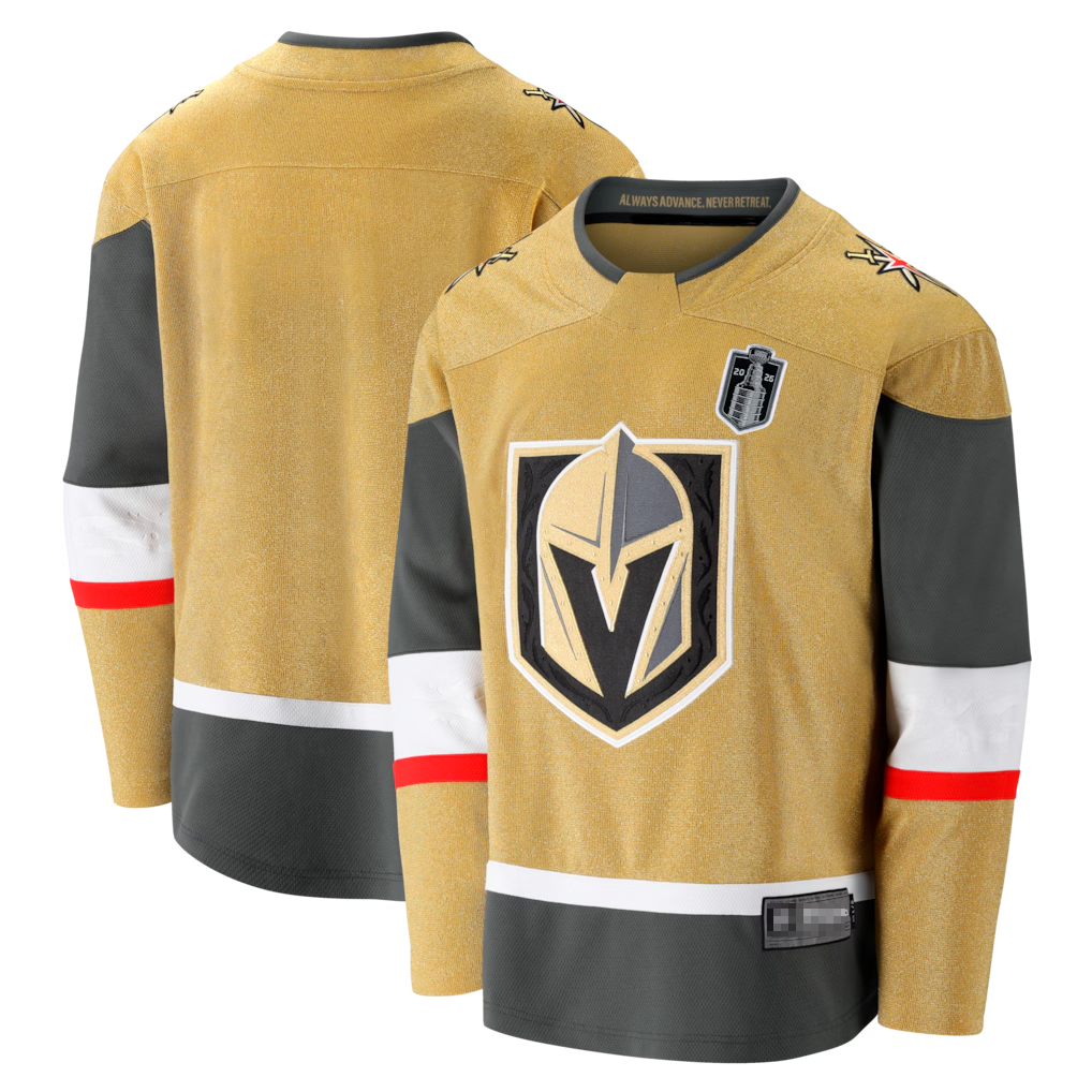 Johmsee VG.Knights Gold 2026 Stanley Cup Final Breakaway Jerseys