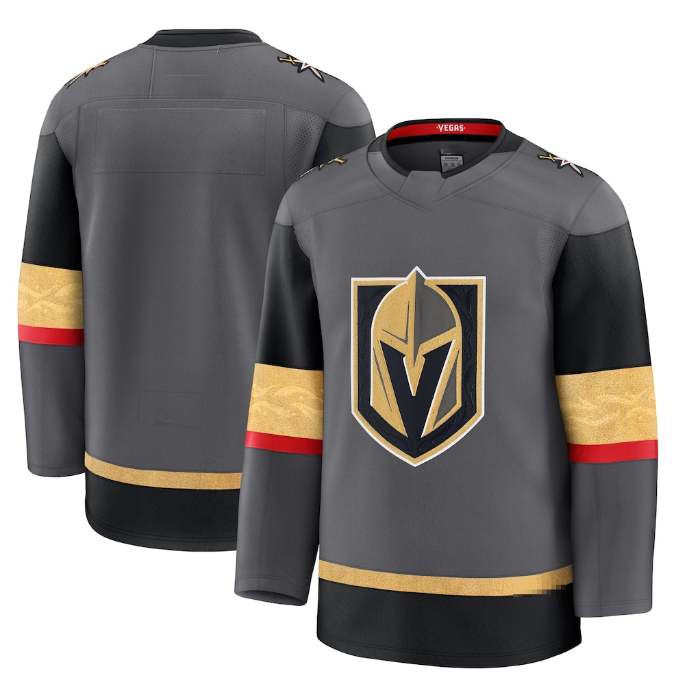 Johmsee VG.Knights Gray Alternate Premium Jerseys