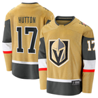 Johmsee VG.Knights #17 Ben Hutton Gold Home Premier Breakaway Player Jerseys