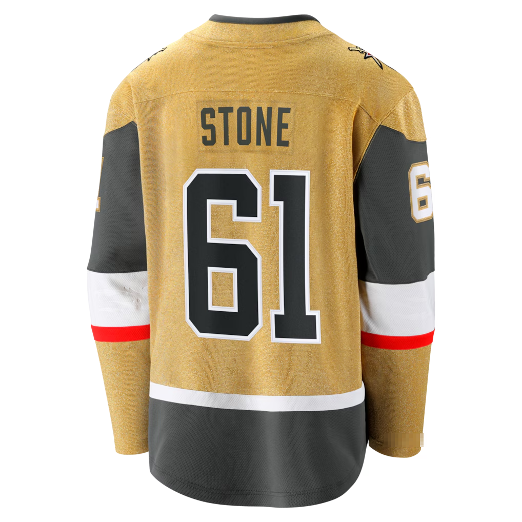 Johmsee VG.Knights #61 Mark Stone Gold 2026 Stanley Cup Final Breakaway Jerseys
