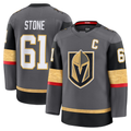 Johmsee V.Golden Knights #61 Mark Stone Gray Alternate Premium Jerseys