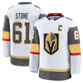 Johmsee VG.Knights #61 Mark Stone White Away Premium Jerseys