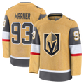 Johmsee VG.Knights #93 Mitch Marner Gold Home Premium Jerseys