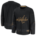 Johmsee W.Capitals Black 2024 Military Appreciation Practice Jerseys