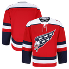 Johmsee W.Capitals Red Alternate Authentic Pro Jerseys