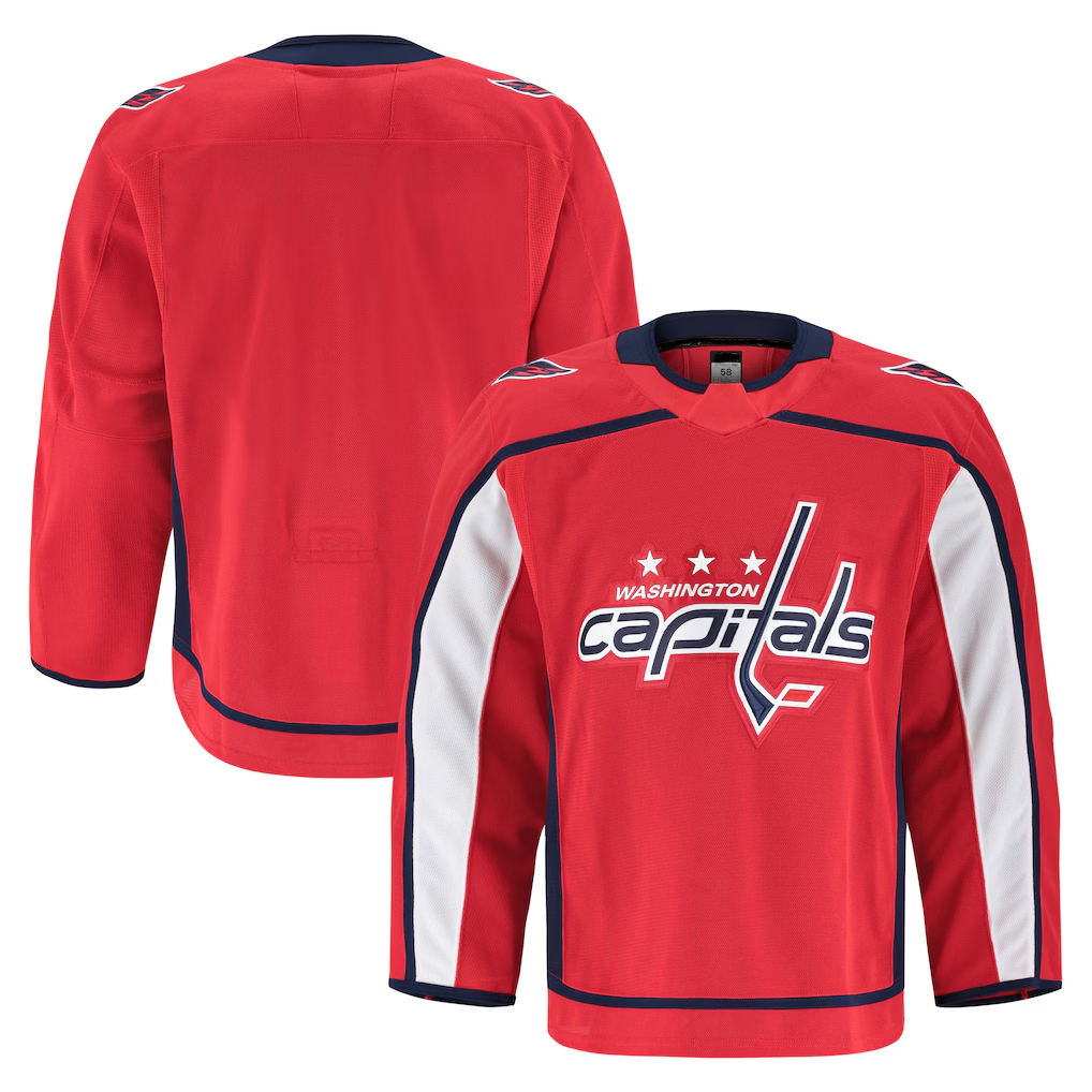Johmsee W.Capitals Red Home Authentic Pro Jerseys