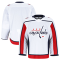 Johmsee W.Capitals White Away Authentic Pro Jerseys