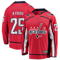 Johmsee W.Capitals #25 Jordan Kyrou Red Home Breakaway Jerseys
