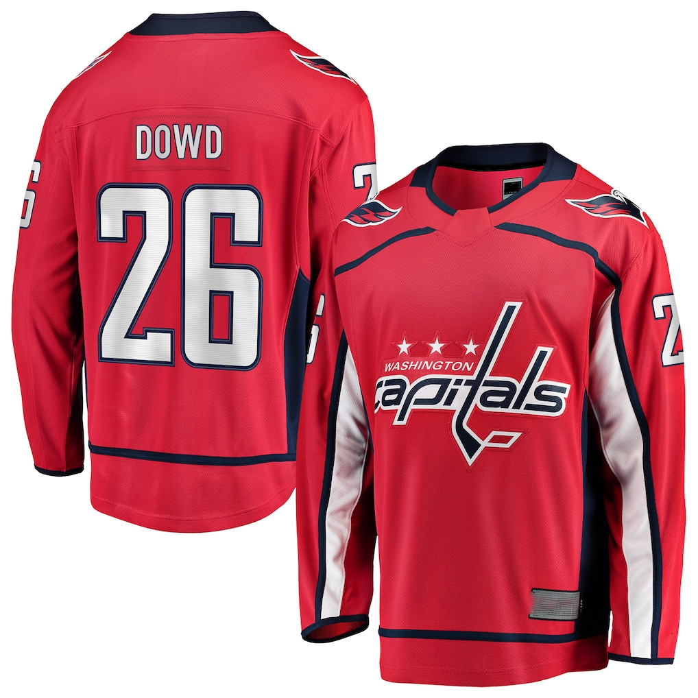 Johmsee W.Capitals #26 Nic Dowd Red Home Breakaway Player Jerseys