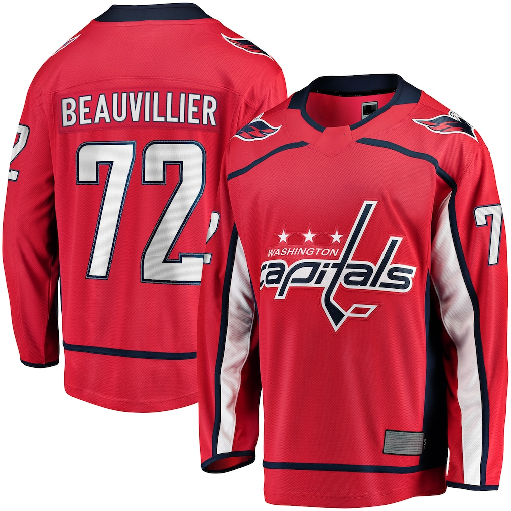 Johmsee W.Capitals #72 Anthony Beauvillier Red Home Breakaway Jerseys