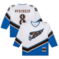 Johmsee W.Capitals #8 Alexander Ovechkin Mitchell & Ness White 2005-06 Power Play Jerseys